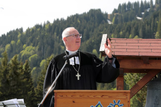 Regionalbischof Klaus Stiegler Berggottesdienst Kahlrückenalpe