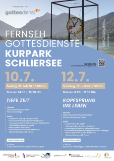 Plakat ZDF-Fernsehgottesdienste Schliersee